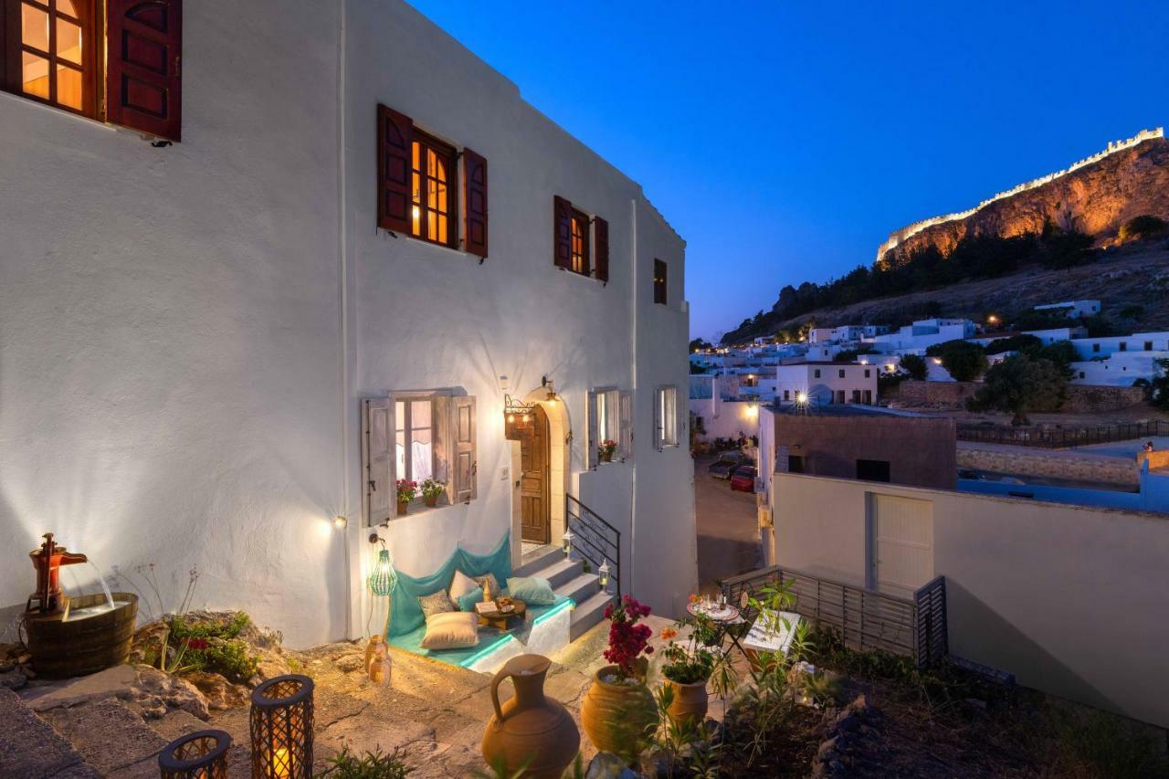 Casa Pietra Lindos Luxury Traditional House Luaran gambar