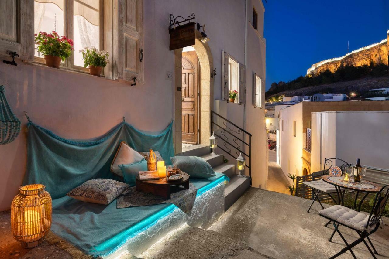 Casa Pietra Lindos Luxury Traditional House Luaran gambar